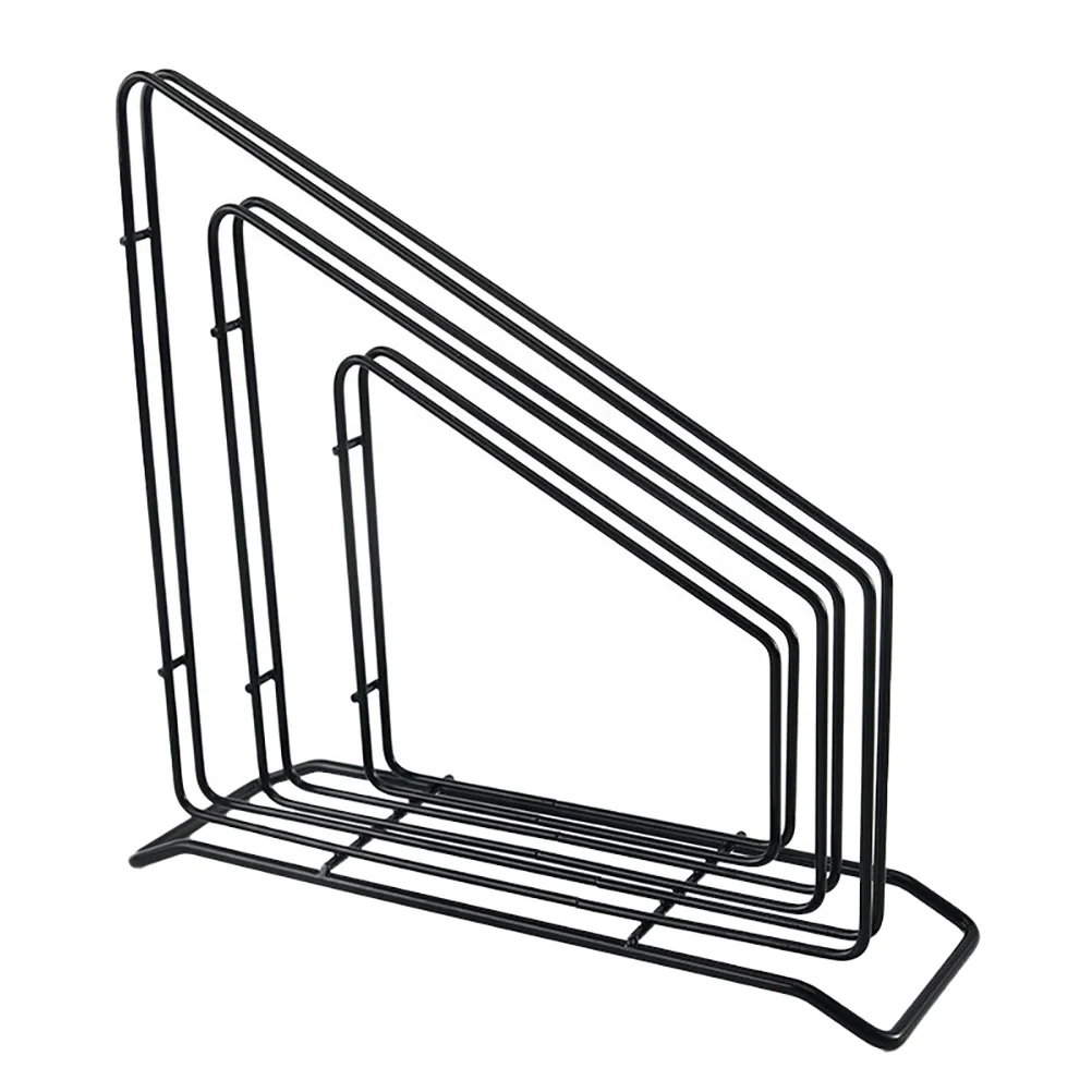 

Board Holder Rack Cutting Pot Lid Metal Organizer Storage Chopping Dish Plate Pots Pan Lids Stand