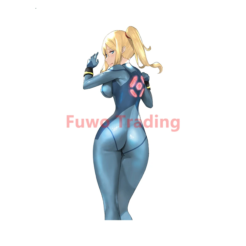 

Fuwo Trading Exterior Accessories Metroid Hot Girl Samus Aran Anime Car Window Decal Waterproof Anti-UV Car Sticker Styling JDM
