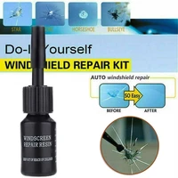 3pcsset car glass repair fluid tools crack chip scratch winshield kits sets corrector with cured film repair blade