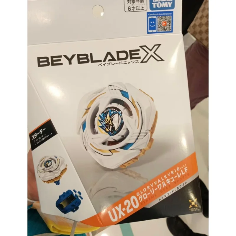 Фото Новый оригинальный Beyblade X Ux 20 Glorious Valkyrie от Takara Tomy, металлический спиннер для соревновательных боев, игрушка для взрослых энтузиастов. №5