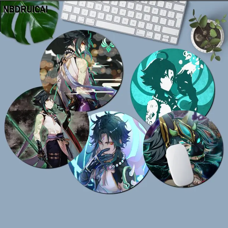 

Floral Daisy 20x20cm Round Office Student Gaming Thickened Writing Pad Non-slip Cushion Mouse Pad For PC Computer Table