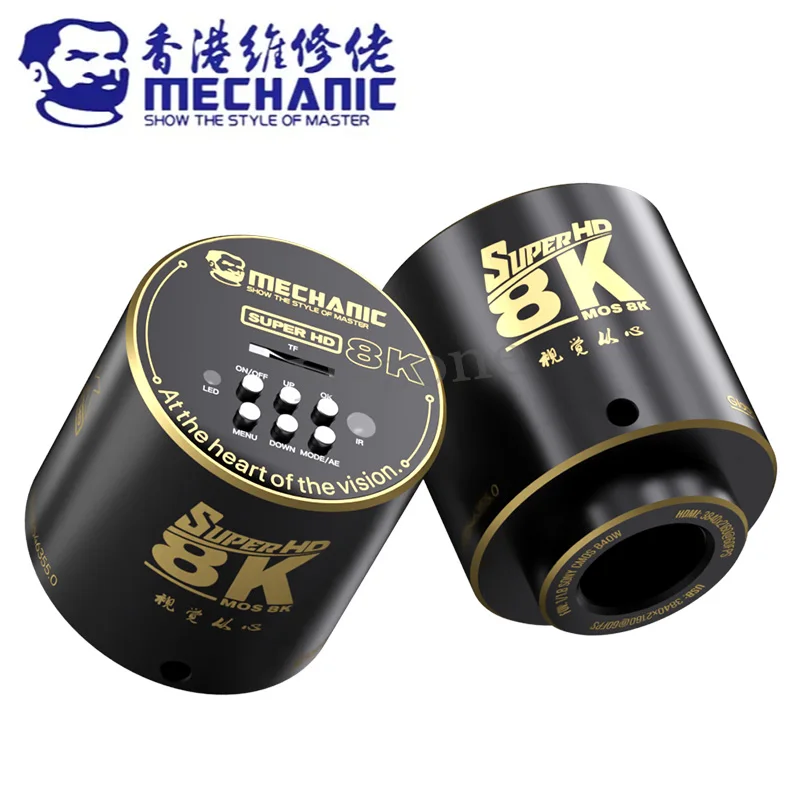 

MECHANIC MOS-8K микроскоп HD промышленная камера 41MP HDMI USB двойной интерфейс для ремонта мобильных телефонов инструменты для сварки чипов печатных плат