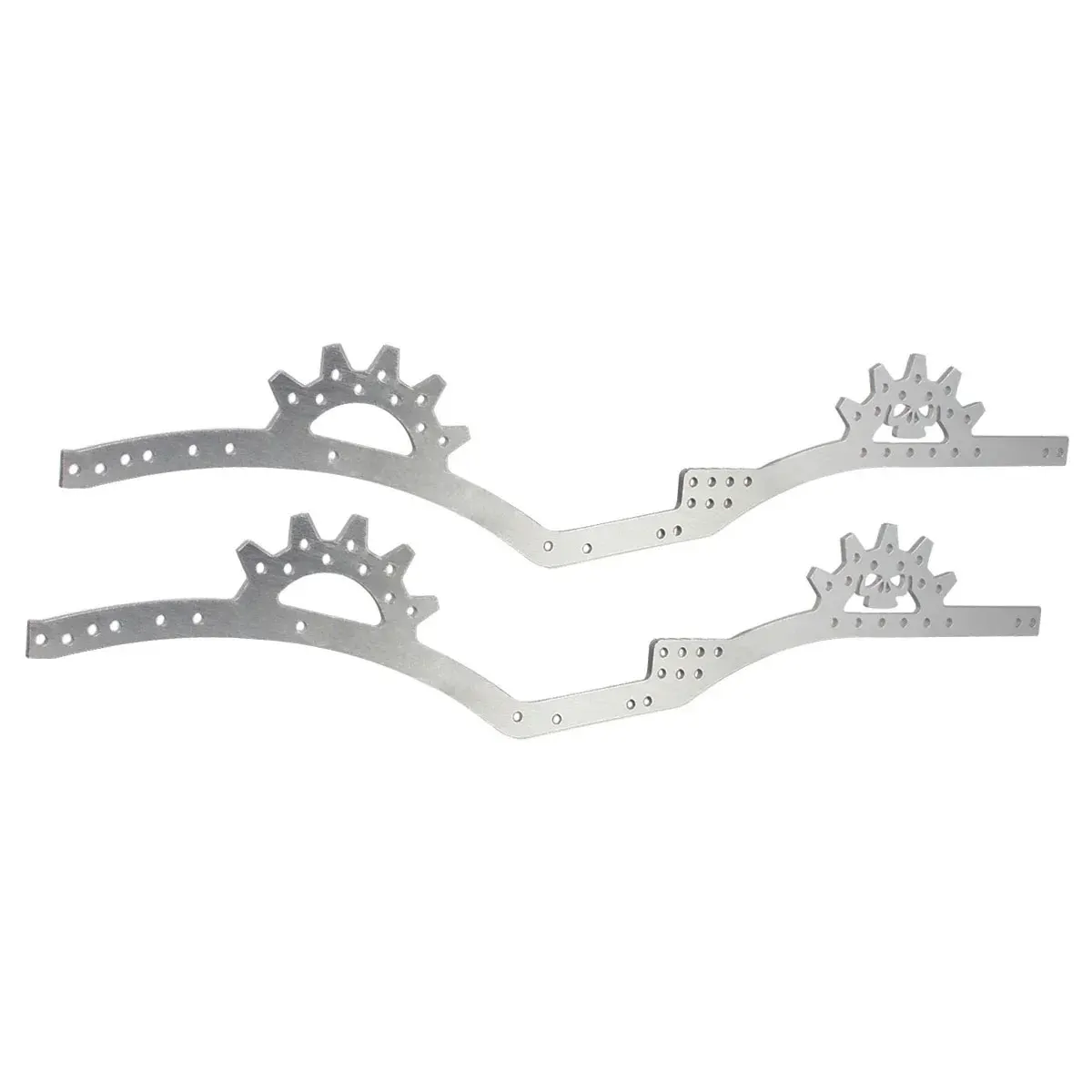 HWRC комплект шасси LCG из алюминиевого сплава рама рельсы для 1/10 радиоуправляемых