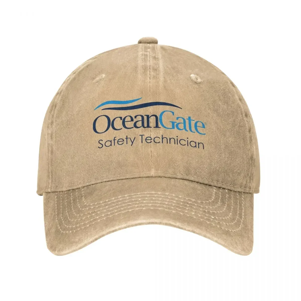 Фото Винтажная бейсболка OceanGate Safety Technician в стиле унисекс, потертые потертые головные уборы, уличные всесезонные дорожные шапки, кепка №1