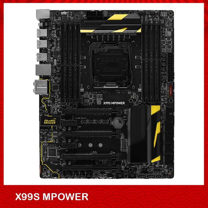 

Original Desktop Motherboard For Msi X99S MPOWER LGA 2011-3 DDR4 128G SATA3 USB3.0 ATX Fully Tested