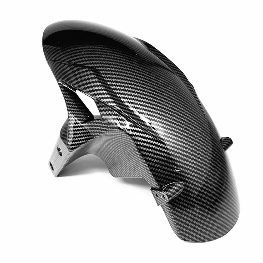 

For KAWASAKI ZX-6R 2019-2021 Front Tire Fender Guard Hugger Fairing Hydro Dipped Carbon Fiber Finish