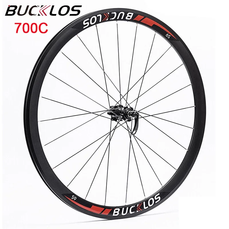 

BUCKLOS Carbon Hub 700c Wheelset 130*10mm 100*9mm Road Bike Wheelset 7/8/9/10/11speed Road Bicycle Wheels Rim with Quick Release