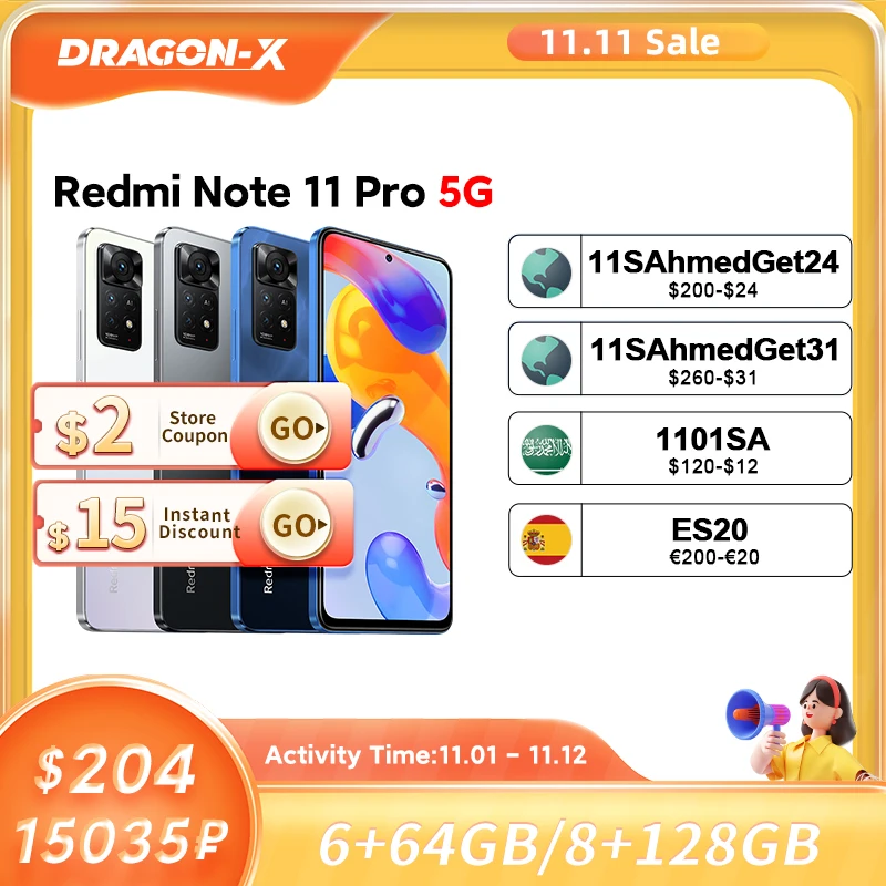 Ceny Globalna Wersja Xiaomi Redmi Note 11 Pro 5G 64GB/128GB Smartphone Octa Core Snapdragon 695108MP Kamera 67W Turbo ładowanie 5000mAh Ceny Globalna Wersja Xiaomi Redmi Note 11 Pro 5G 64GB/128GB Smartphone Octa Core Snapdragon 695108MP Kamera 67W Turbo ładowanie 5000mAh