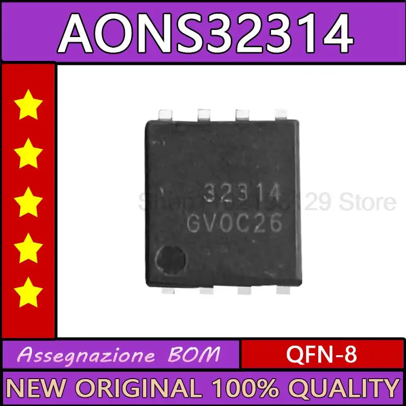 

10PCS AONS32314 AON32314 AO32314 32314 QFN-8 New original ic chip