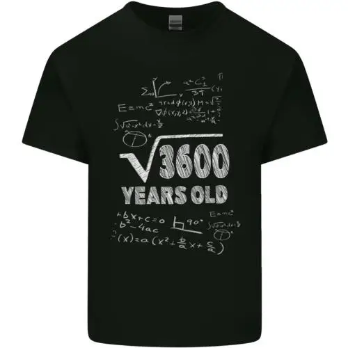 60th geburtdeer 60 Jahre Alt Geek Lustig Mathe Herren Baumwolle T - Shirt
