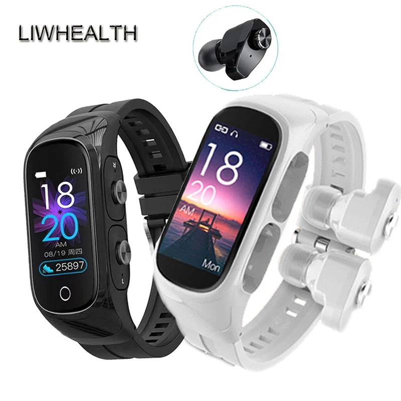 2023 Smatwatch with Wireless Earphone TWS Earbuds For Men Wo