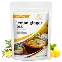 bbeeaauu lemon ginger fat burn tea diet weight loss slimming product prevent colds dispel cold warm stomach prevent constipation