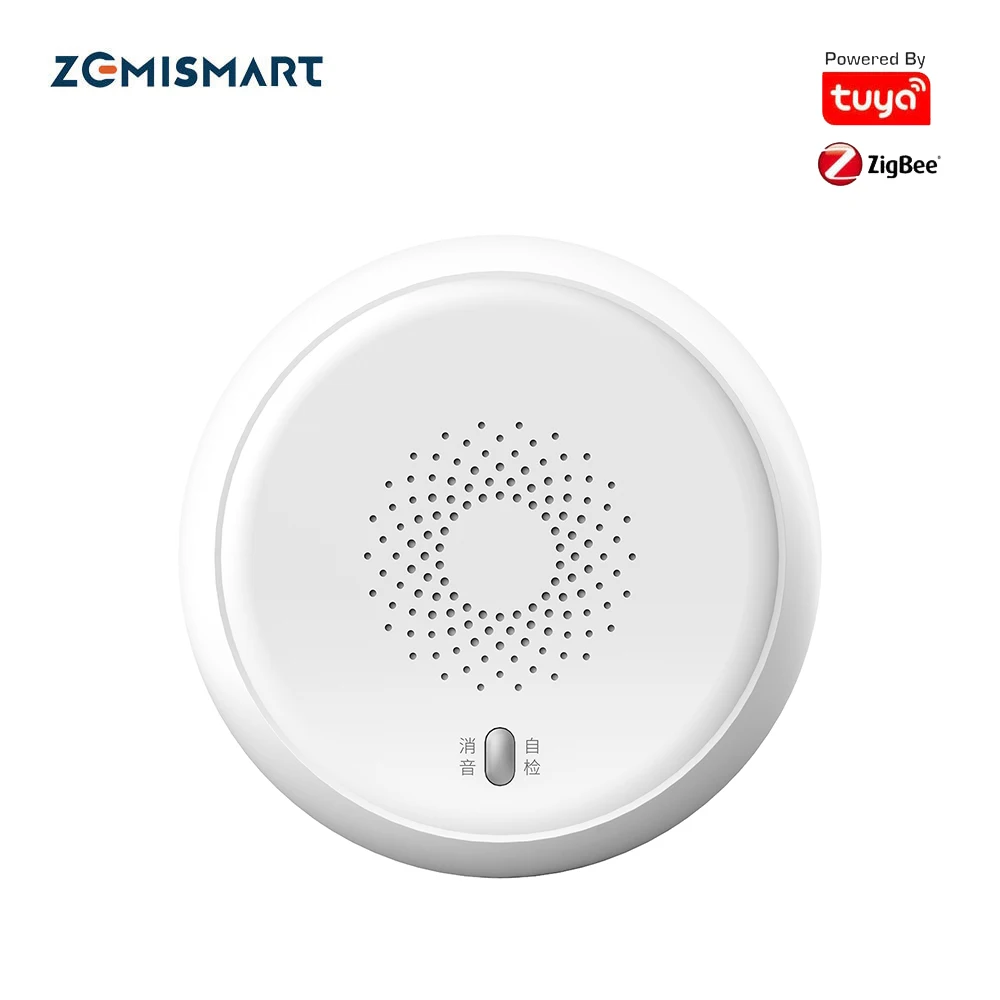 Zemismart – capteur intelligent de détection de gaz, Tuya Zigbee, système d'alarme de sécurité pour Pipeline, détecteur de fuite de gaz naturel