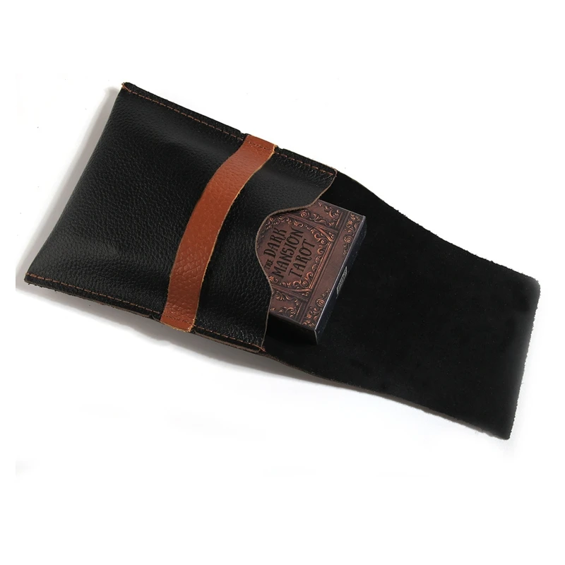 

Large Capacity Tarot Cards Box PU Leather Tarots Case Container Collection Board Game Card Sleeve Tarot Holder Case