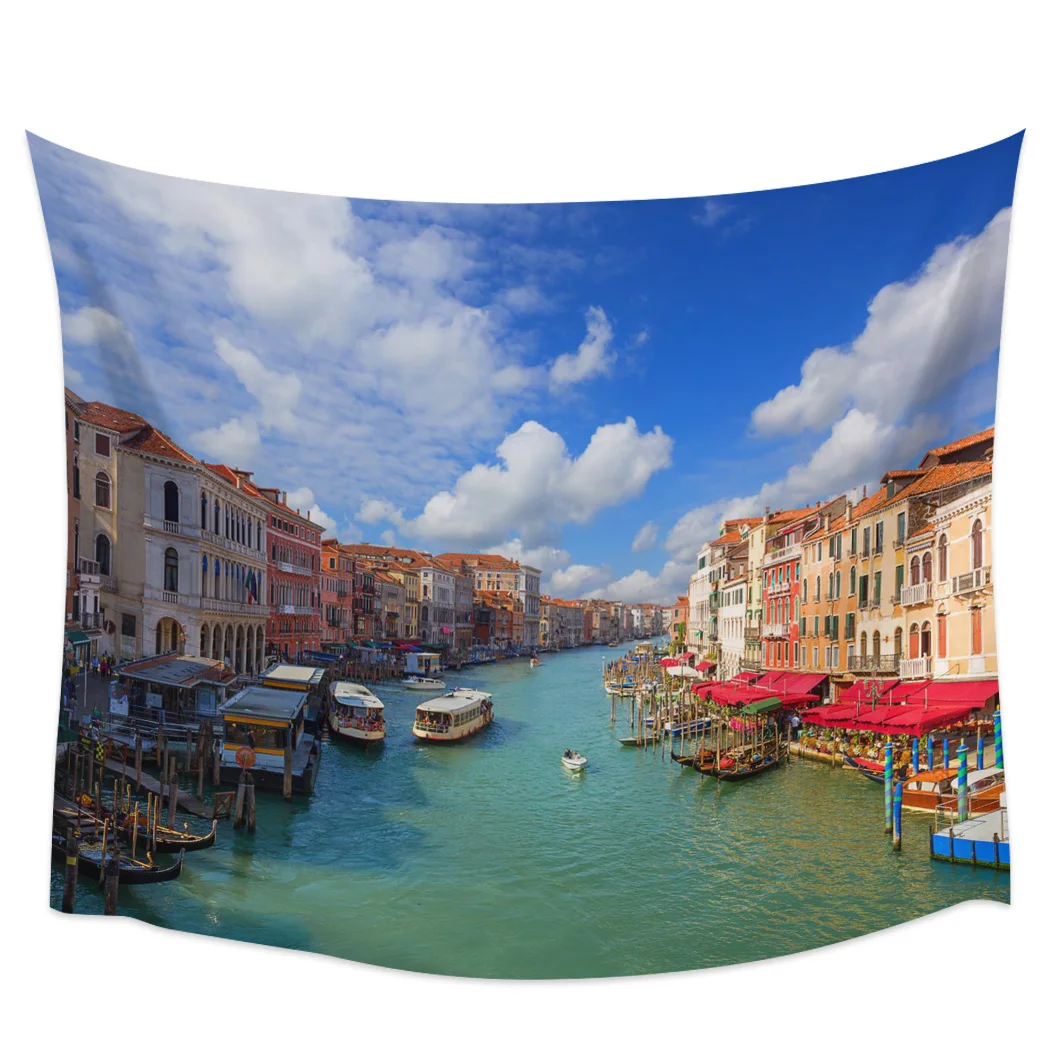 Итальянский Гранд Канал Венеция Украшение Стены Гобелен Дома Гостиная Спальня