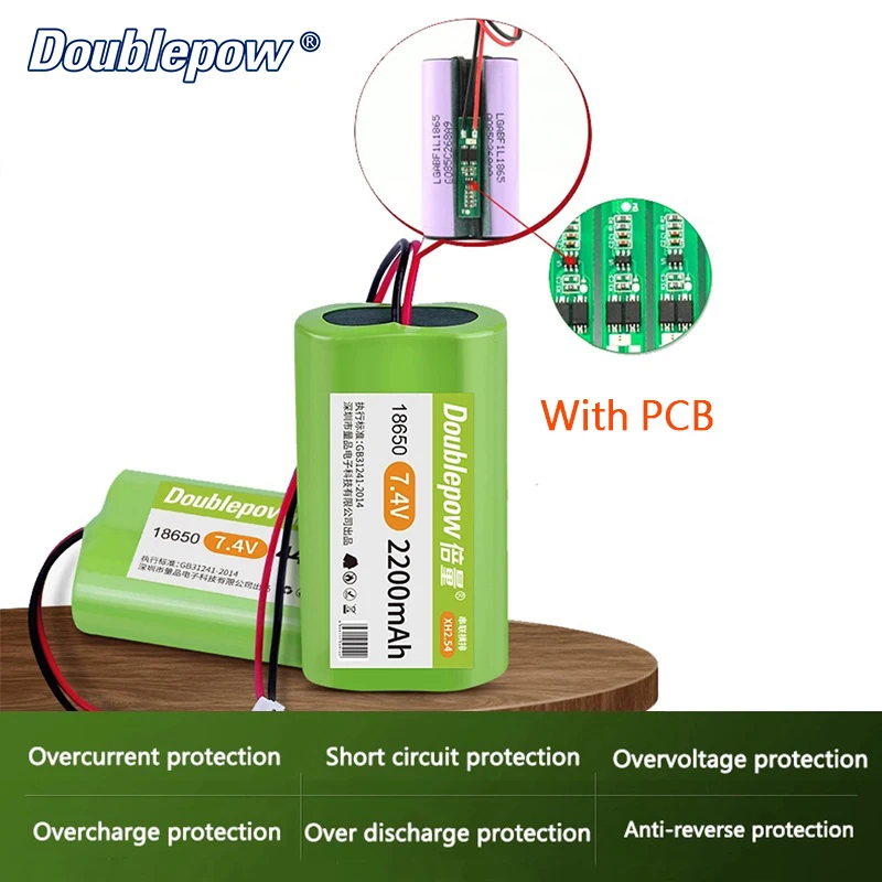 18650 7 4 V литиевая батарея 2200mAh/3000mAh/3500mAh перезаряжаемая для пакета Мегафона динамик