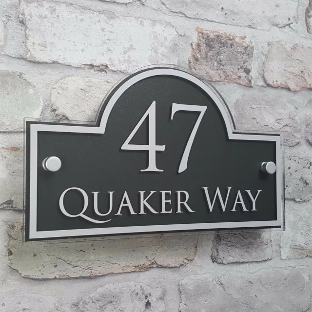 

Адресная табличка из акрила