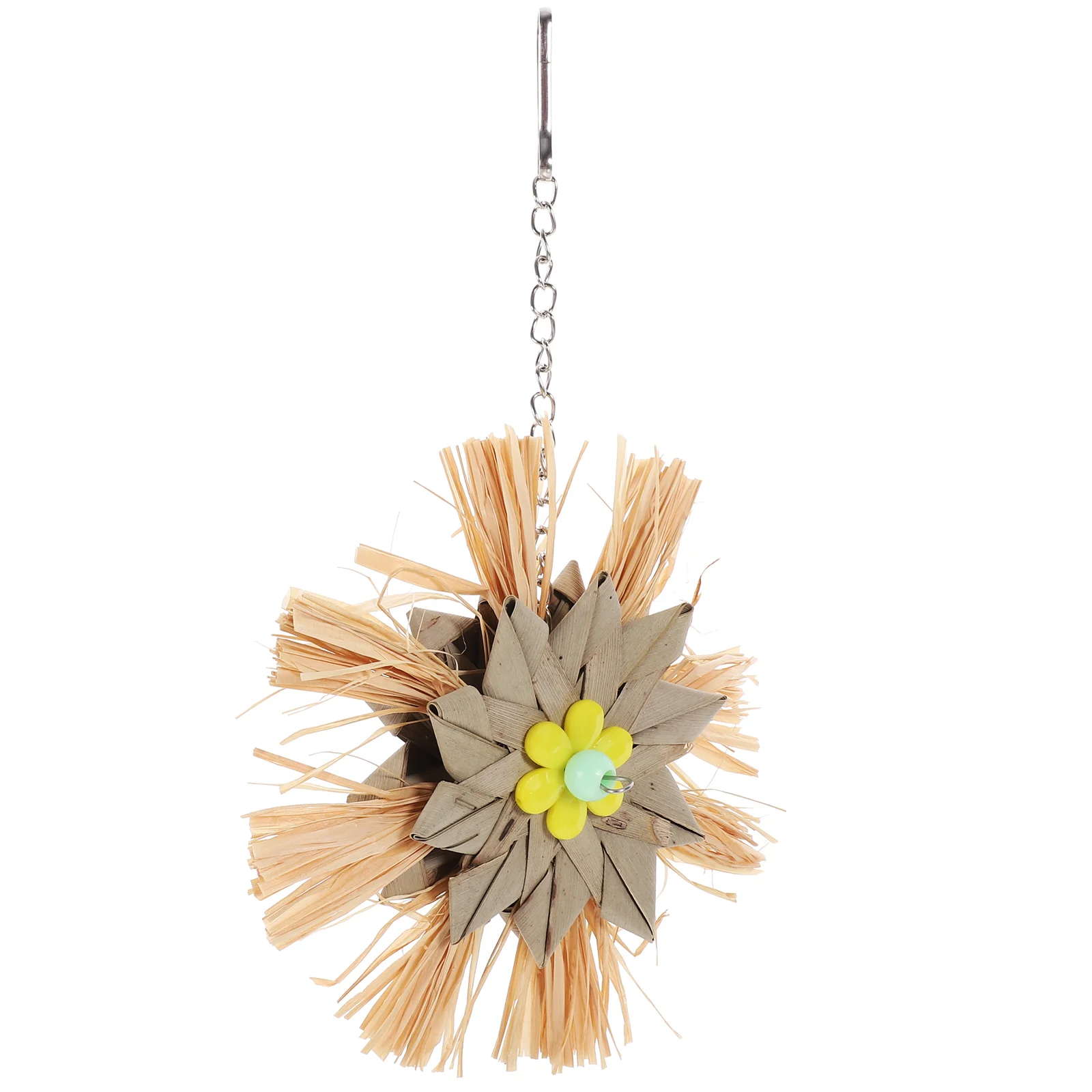 

Bird Shredding Toy Parrots Hanging wood Toy Bird Cage Accessory wood Shredding Toy