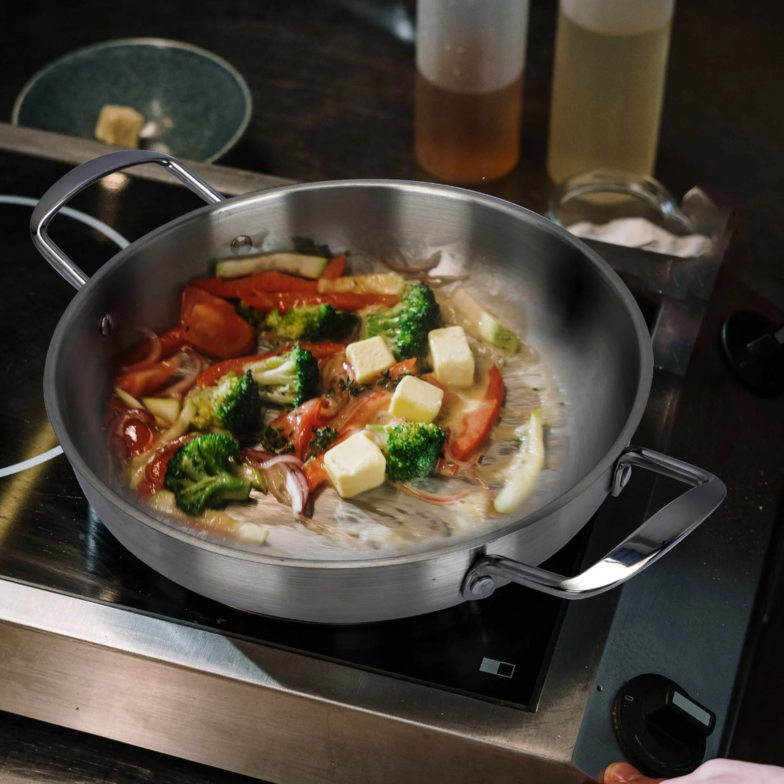 Бинауральный горшок для лапши быстрого приготовления корейская сковорода супа