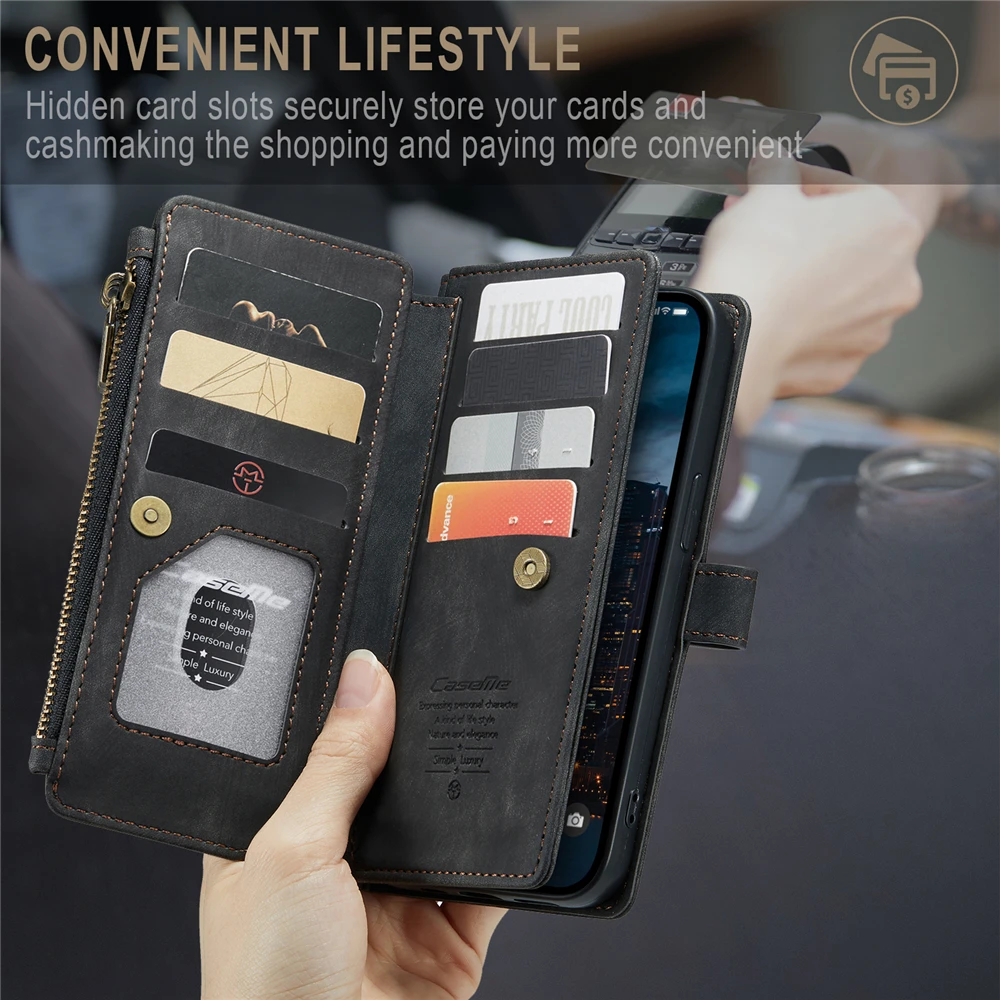 

Wallet Leather Cover For Samsung S21 S22 S23 Ultra Plus Fe Note 20 10 A72 A52s A53 Z Fold 3 A71 A51 S10 Phone Case Coque Funda