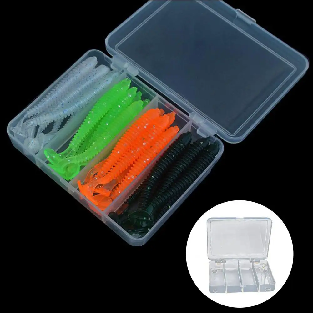 Fishing Storage Box Compact Durable Tackle Case PVC Baits for Outdoor | Спорт и развлечения