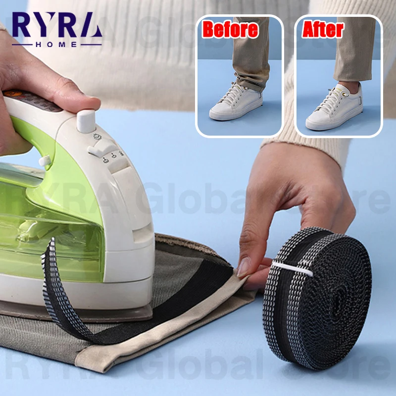 

Клейкая лента для брюк, самоклеящаяся ткань для завязывания краев, 1/5 м