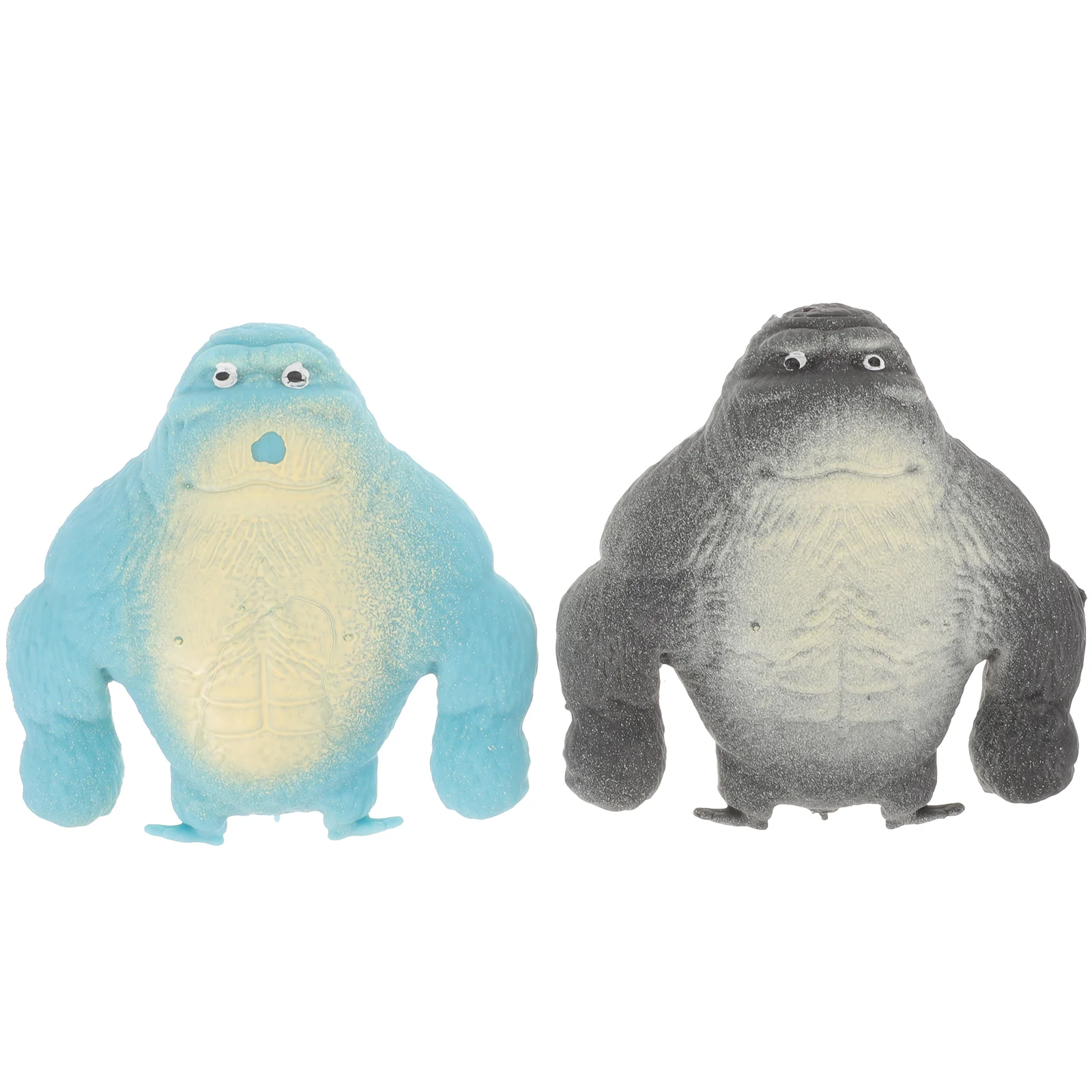 

2pcs Compact Squeeze Toys Creative Toys Gorilla Shaped Stretchy Toys