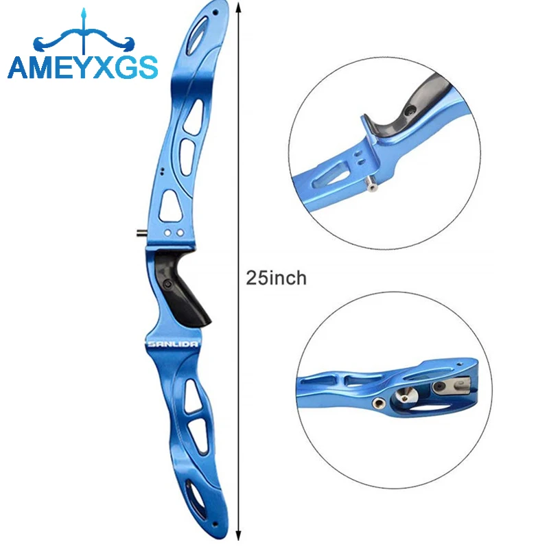 

Рукоятка для рекурсивного лука из алюминиевого сплава, 25 дюймов, 1 шт.