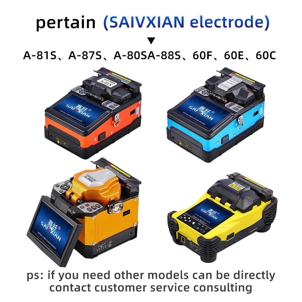 Фото Электродные стержни SAIVXIAN, подходящие для A-15F A-87S 400K A-86S A-88S FS-60F FS-60E A-81, сменная игла электрода для сварной машины №5