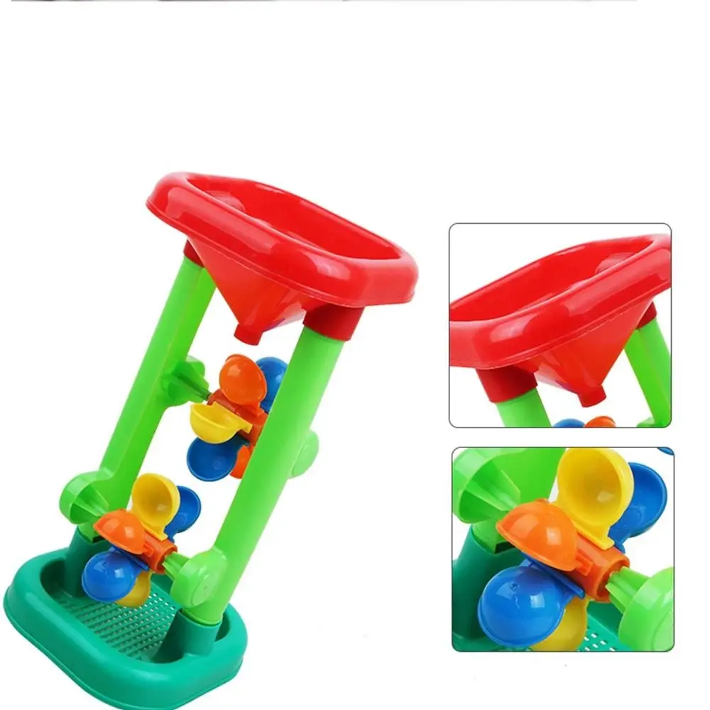 

Combination Sand Playset Sandbox Toys Set Medium Size Random Color Beach Water Toys Windmill Toddler Beach Playing Toy Toddler