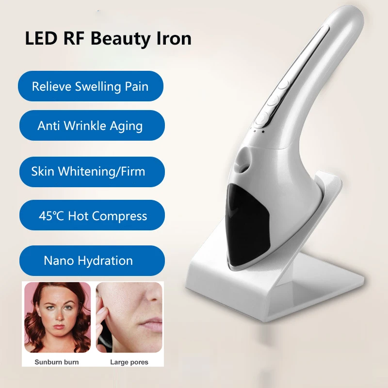 

Вибрационный массажер для лица, шеи, тела, глаз, со светодиодной подсветкой