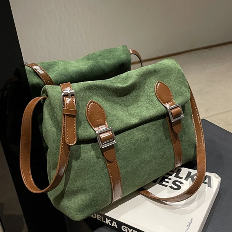 

New Fashion PU Leather Shoulder Side Bag for WomenTend Female Simple Large High Capacity Crossbody Bags and Purses Shopping Bags