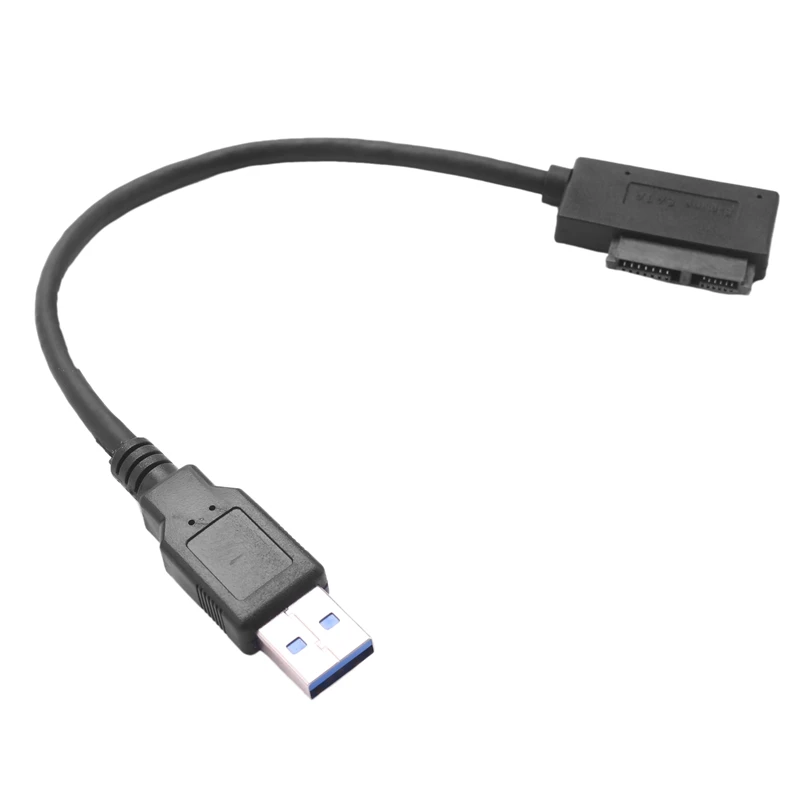 

USB 3.0 To 7+6 13Pin Slimline SATA Laptop CD/DVD ROM Optical Drive Adapter Cable