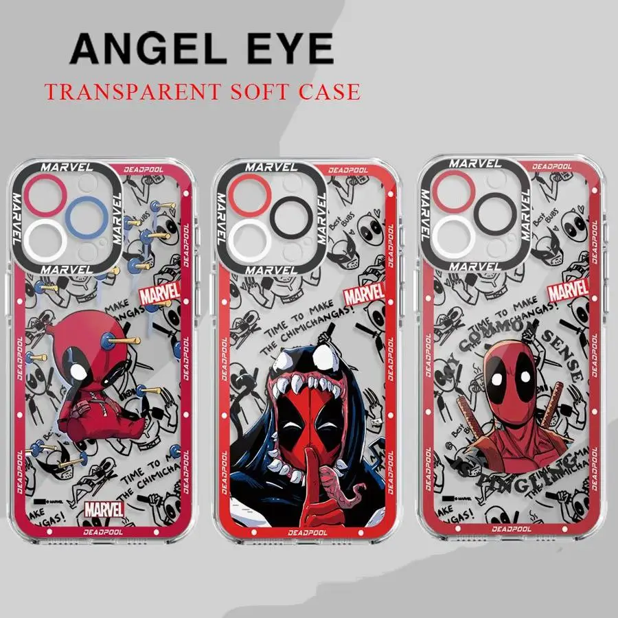 Чехол для телефона Marvel Deadpool Xiaomi Mi 11 Lite 11T Pro Redmi 10A 9A 10C 12C 13C X3 X3NFC 4G 5G Мягкие чехлы