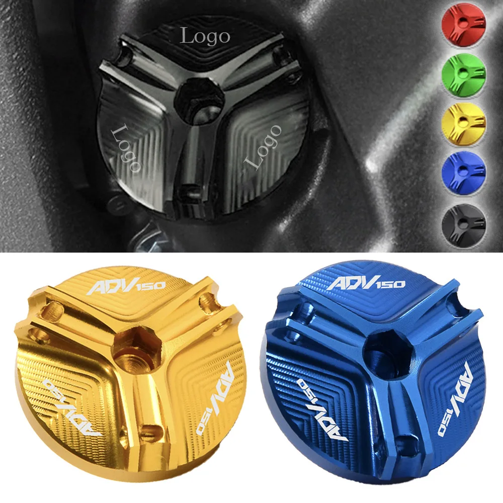 

Suitable for Honda ADV150 modified aluminum alloy oil cap anti-theft oil screw cap moped mini bike 49cc motorcycle hub CNC