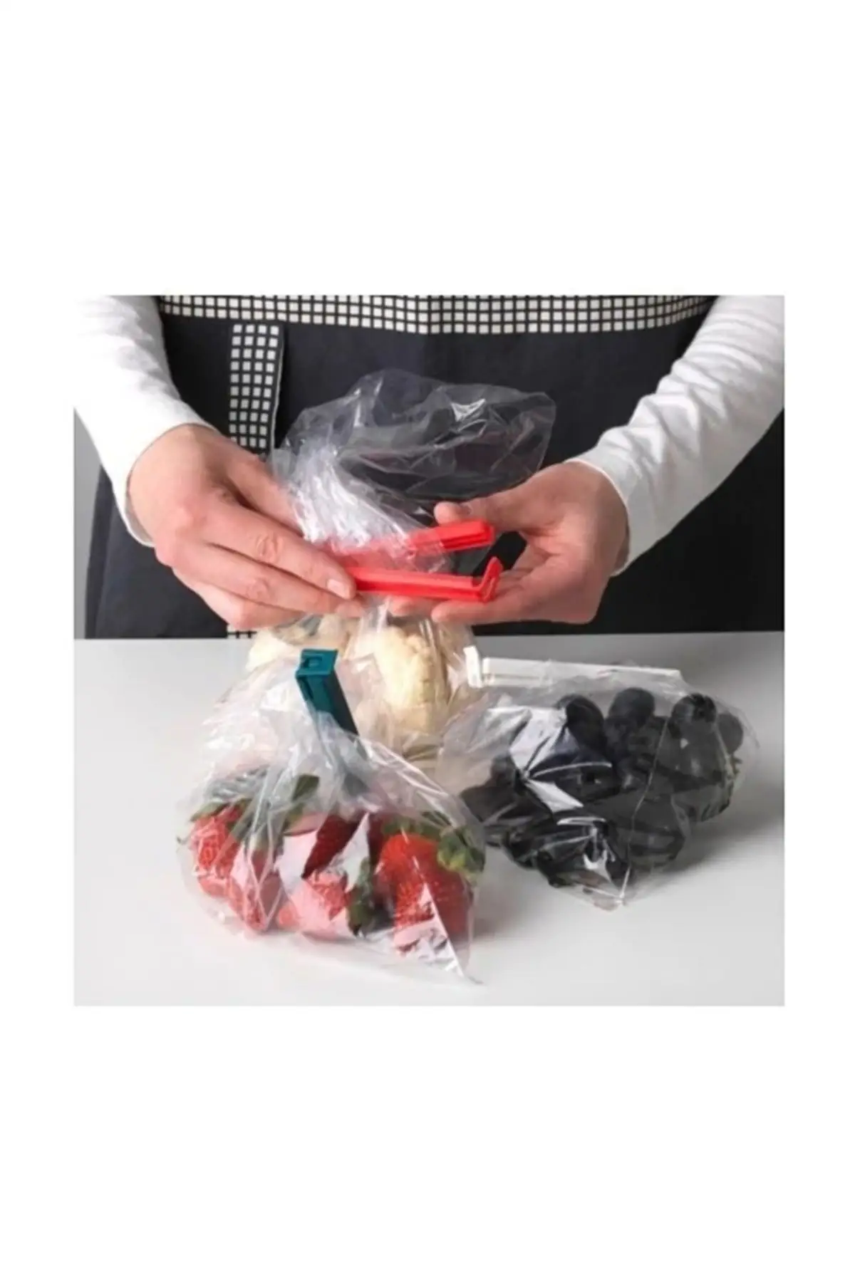 Скошенпосылка пакет защелка зажим 30 шт.