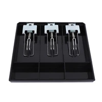 3 grid money cash coin register insert tray replacement cashier drawer storage register tray box classify store
