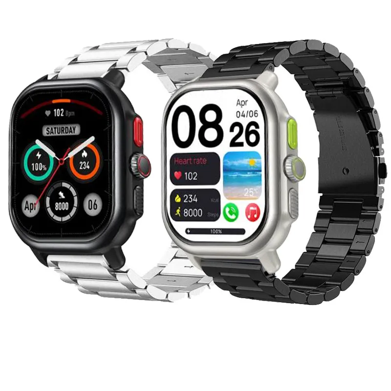 Ремешок из нержавеющей стали для Zeblaze BEYOND 3 PRO/GTS Plus/Vibe 7 Pro/GTR Pro/Ares Pro/stratos 2 браслет