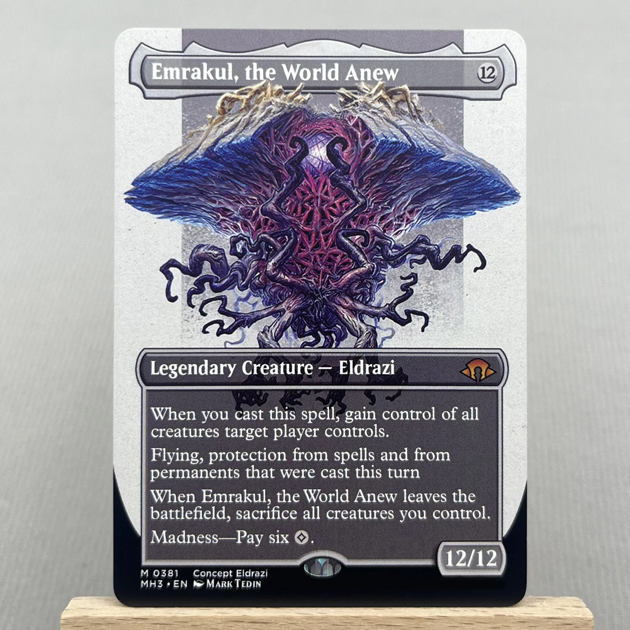 Фото BIG MH3 OTJ OTP HOLO7-I01 Карты Tcg Немецкий черный сердечник Волшебный тиранский меч богатства и силы Симуляторная сборка №5