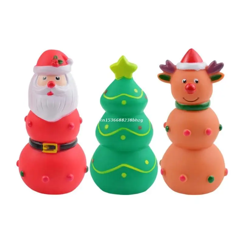 

Dog Squeak Toys for Small Medium Dogs Xmas Gift Interactive Training Chew Toy Dropship