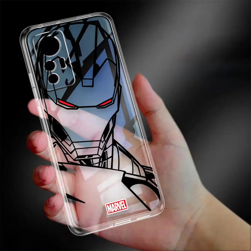 Прозрачный чехол для телефона Xiaomi 13 12 12X 11 11T 10 10S 9SE 9 8 6X 6