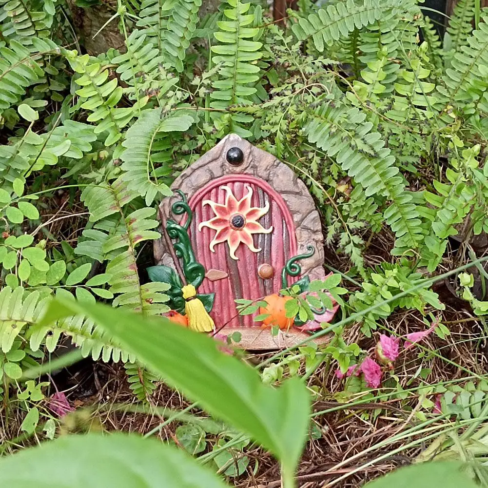 Деревянные сказочные двери эльфа мини Домашние украшения микро искусственные