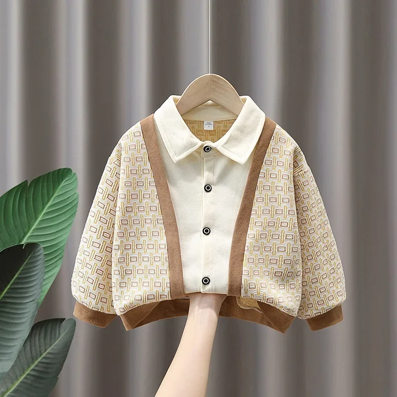 Стильная детская осенняя коллекция 2023 новая весенне-осенняя куртка для