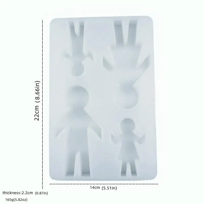 Формы для свечей силиконовые фигурки семьи форма литья эпоксидной смолы формы