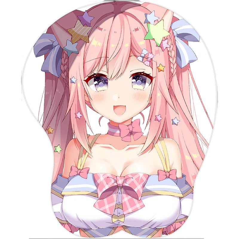 

Creative Cartoon Anime 3D Sexy Chest Silicone Mouse Pad Wrist Rest Support Cute