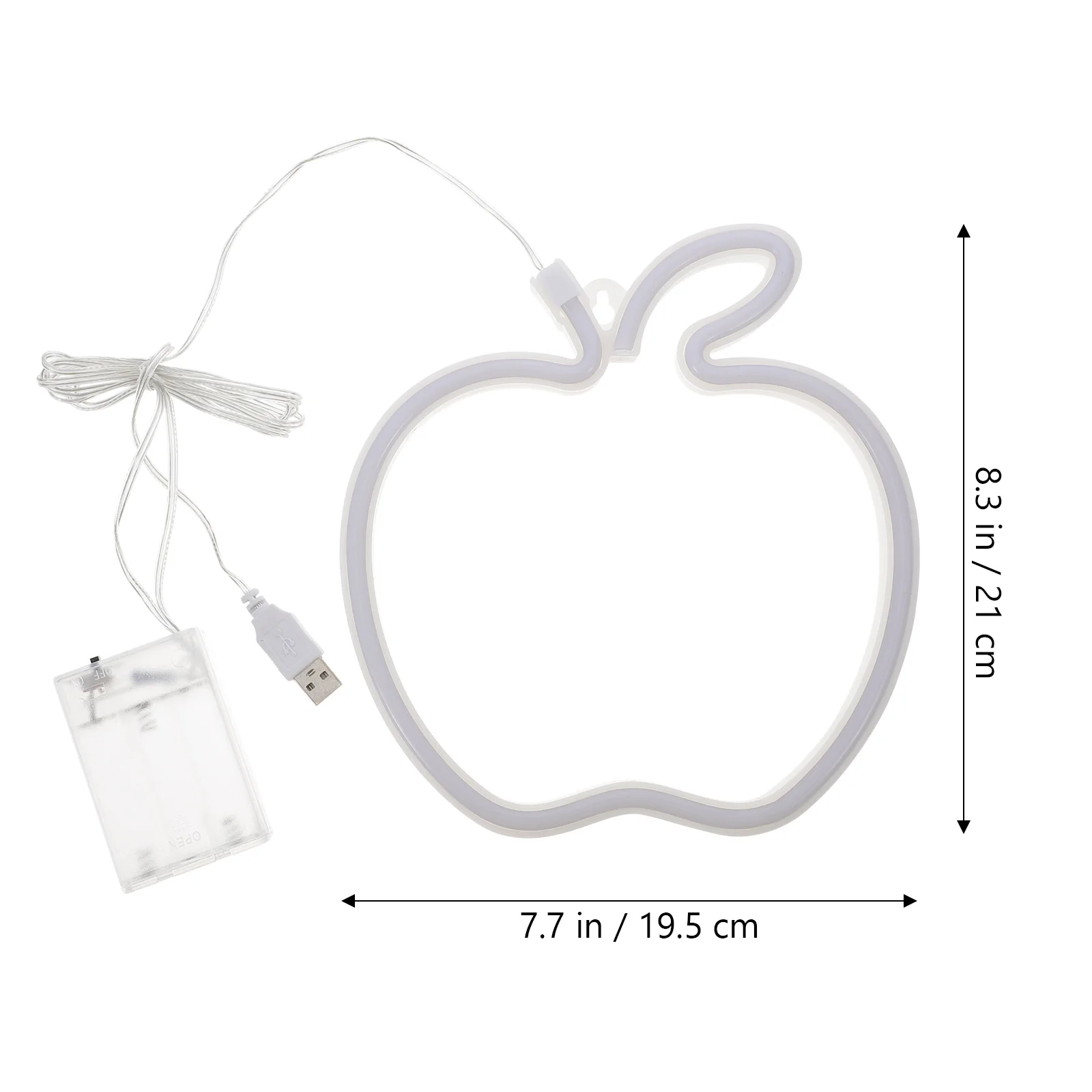 

Декоративный неоновый светильник, прикроватная неоновая лампа, Настенная вывеска с яблоками, неоновая вывеска для рабочего стола вечерние ...