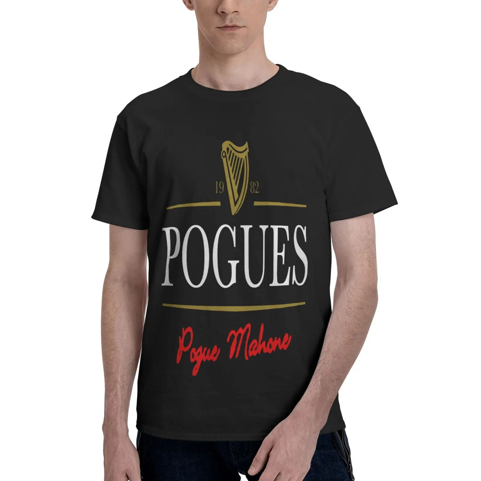 

The Pogues Irish Band Men T-Shirt Oversize Women's T-Shirt Tee Shirt Men T Shirts Top Short Sleeve T-Shirts Anime T-Shirts Man