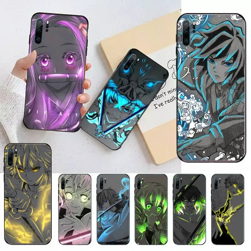 

Demon slayer Kimetsu No Yaiba anime Phone Case For Huawei honor Mate 30 40 50 20 8 70 5 9 10 Pro P x i s y Lite nova