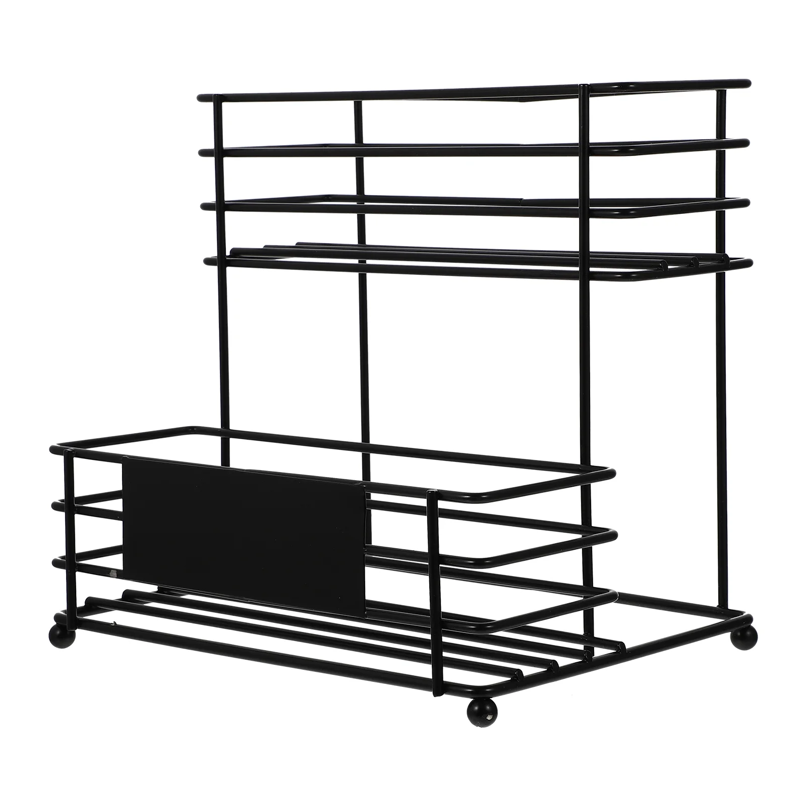 

Organizer Kitchen Rack Storage Shelf Syrup Sauce Coffee Stand Bathroom Bottle Condiment Can Countertop Holder Bottles