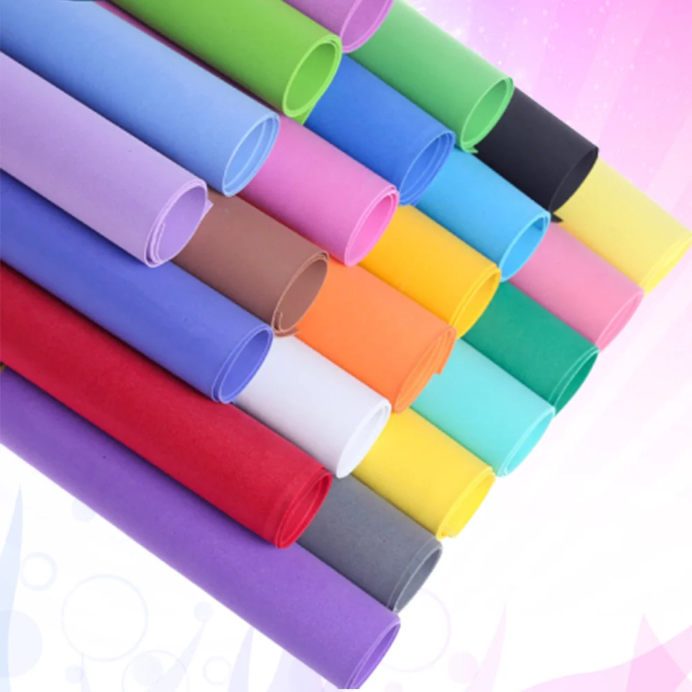 

Sheets Crafts Craft Paper Thin Squaresevaglitter Assorted Colors Thick Colored Handicraft Colorful Cardstock